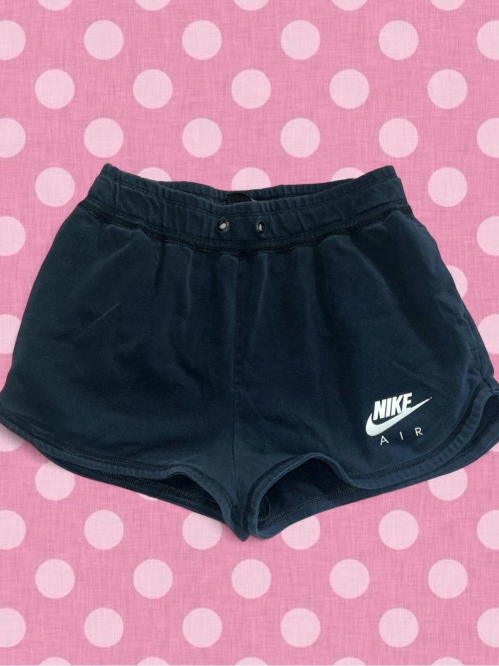 Nike Women's Black Shorts with Nike Air Logo